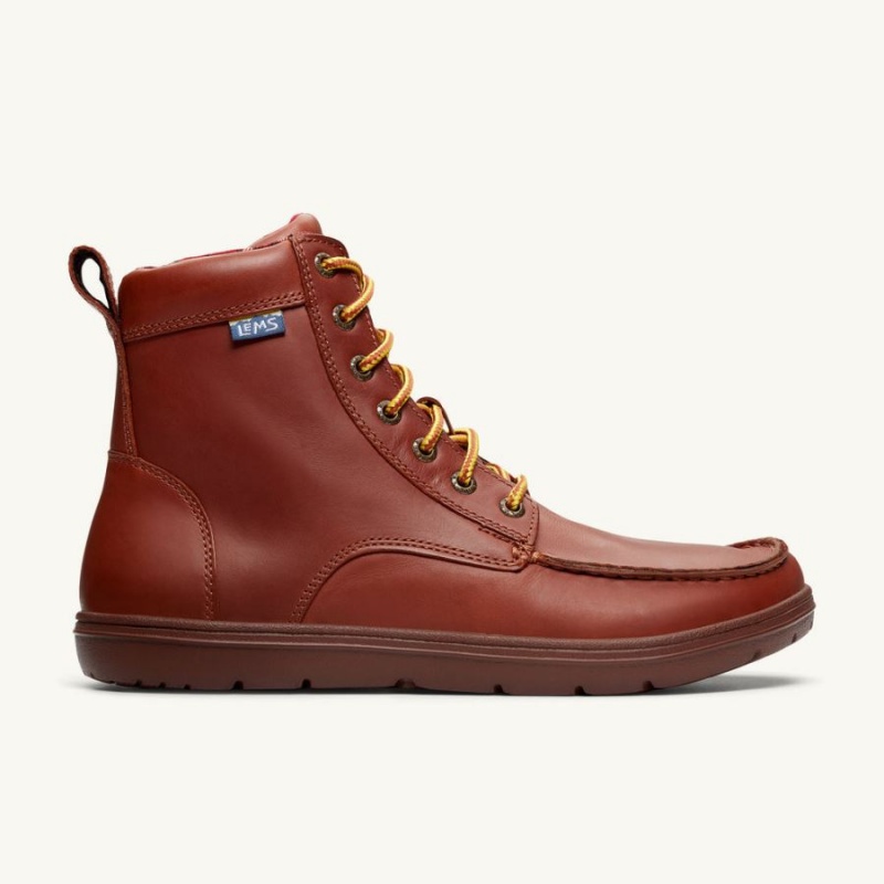 Női Lems Boulder Boot Bőr Csizma Piros | HUADKM